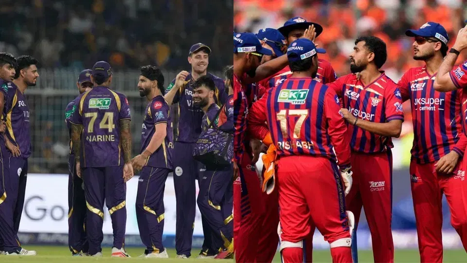 KKR vs LSG Head To Head Records- IPL 2026, Match 15
